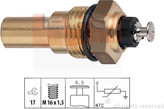 MDR EPS-1830 062 - Sensore, Temperatura refrigerante autozon.pro