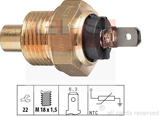 MDR EPS-1830 008 - Sensore, Temperatura refrigerante autozon.pro