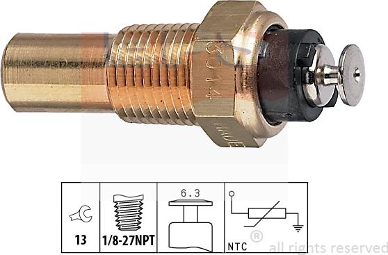 MDR EPS-1830 014 - Sensore, Temperatura refrigerante autozon.pro