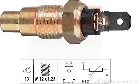 MDR EPS-1830 159 - Sensore, Temperatura refrigerante autozon.pro