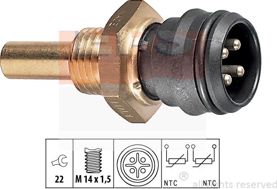 MDR EPS-1830 151 - Sensore, Temperatura refrigerante autozon.pro