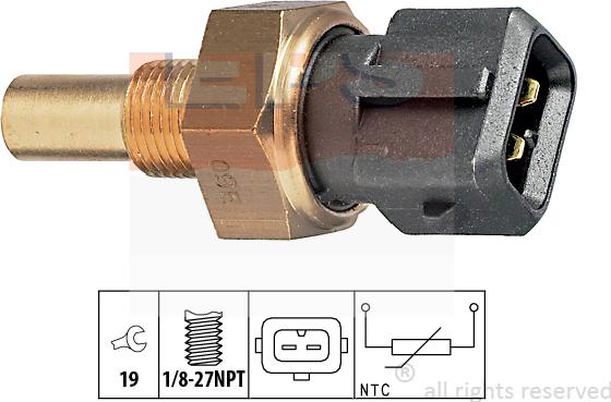 MDR EPS-1830 165 - Sensore, Temperatura refrigerante autozon.pro