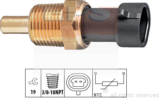 MDR EPS-1830 129 - Sensore, Temperatura refrigerante autozon.pro