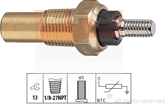 MDR EPS-1830 124 - Sensore, Temperatura refrigerante autozon.pro