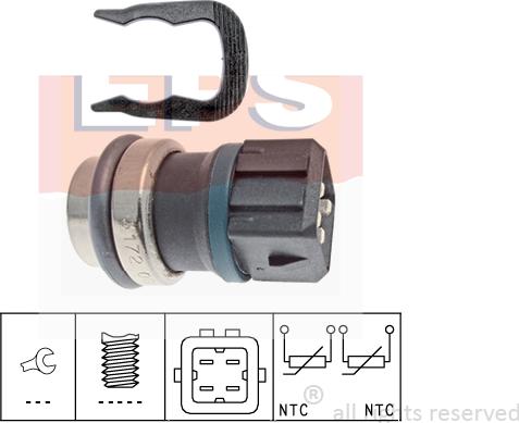 MDR EPS-1830 172 - Sensore, Temperatura refrigerante autozon.pro