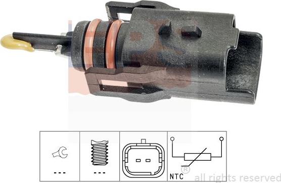 MDR EPS-1830 392 - Sensore, Temperatura carburante autozon.pro