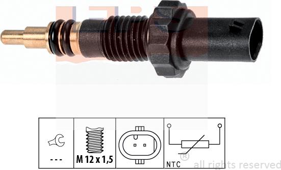 MDR EPS-1830 348 - Sensore, Temperatura refrigerante autozon.pro