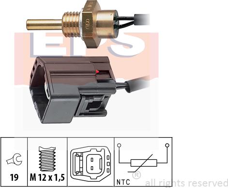 MDR EPS-1830 304 - Sensore, Temperatura refrigerante autozon.pro