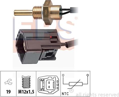 MDR EPS-1830 304 - Sensore, Temperatura refrigerante autozon.pro