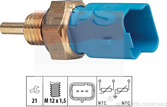 MDR EPS-1830 291 - Sensore, Temperatura refrigerante autozon.pro