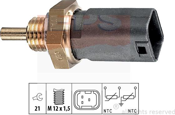 MDR EPS-1830 252 - Sensore, Temperatura refrigerante autozon.pro