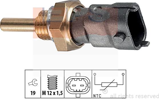 MDR EPS-1830 264 - Sensore, Temperatura refrigerante autozon.pro