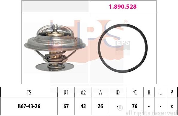 MDR EPS-1879 996 - Termostato, Refrigerante autozon.pro