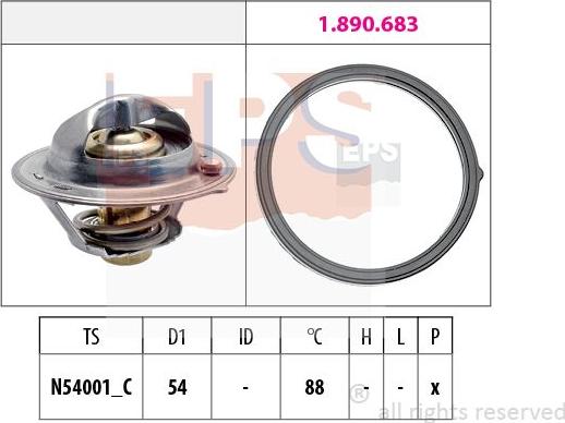 MDR EPS-1879 997 - Termostato, Refrigerante autozon.pro