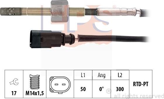 MDR EPS-1220 146 - Sensore, Temperatura gas scarico autozon.pro