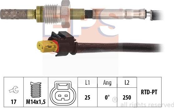 MDR EPS-1220 200 - Sensore, Temperatura gas scarico autozon.pro