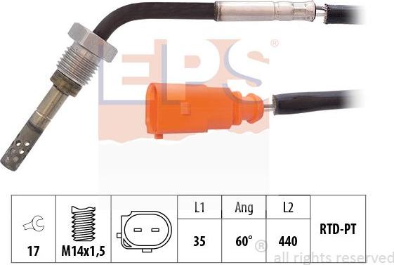 MDR EPS-1220 276 - Sensore, Temperatura gas scarico autozon.pro