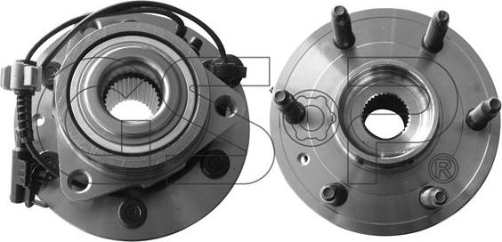 MDR GSP-9333075 - Kit cuscinetto ruota autozon.pro