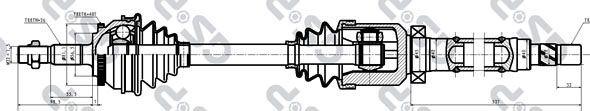 MDR GSP-262002 - Albero motore / Semiasse autozon.pro