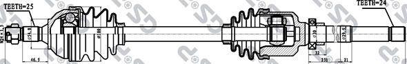 MDR GSP-210197 - Albero motore / Semiasse autozon.pro