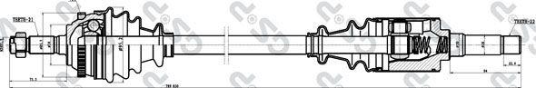 MDR GSP-210186 - Albero motore / Semiasse autozon.pro