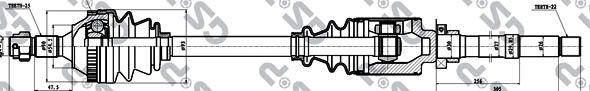 MDR GSP-210188 - Albero motore / Semiasse autozon.pro