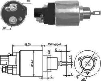 Meat & Doria 46070 - Elettromagnete, Motore d'avviamento autozon.pro