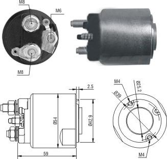 Meat & Doria 46203 - Elettromagnete, Motore d'avviamento autozon.pro