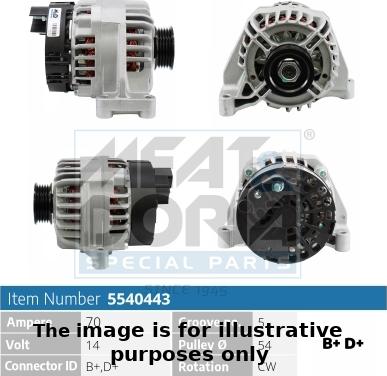 Meat & Doria 5540443R - Alternatore autozon.pro