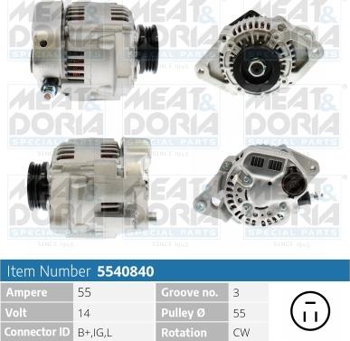 Meat & Doria 5540840 - Alternatore autozon.pro