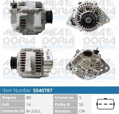 Meat & Doria 5540787 - Alternatore autozon.pro