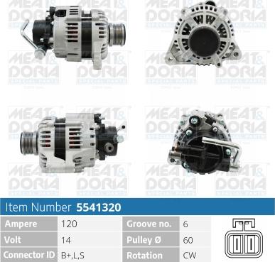 Meat & Doria 5541320 - Alternatore autozon.pro