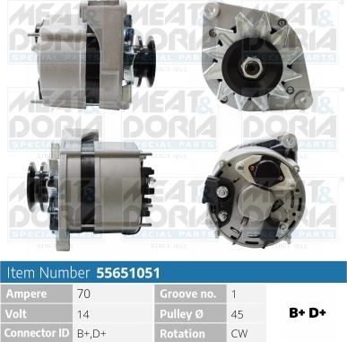 Meat & Doria 55651051 - Alternatore autozon.pro