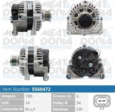 Meat & Doria 5560472 - Alternatore autozon.pro