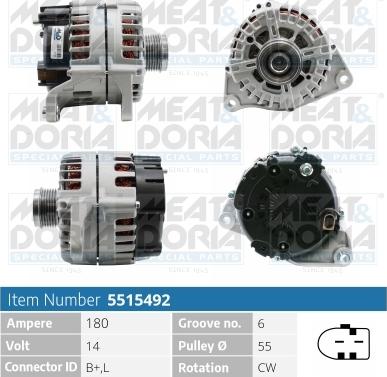 Meat & Doria 5515492 - Alternatore autozon.pro