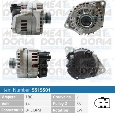 Meat & Doria 5515501 - Alternatore autozon.pro