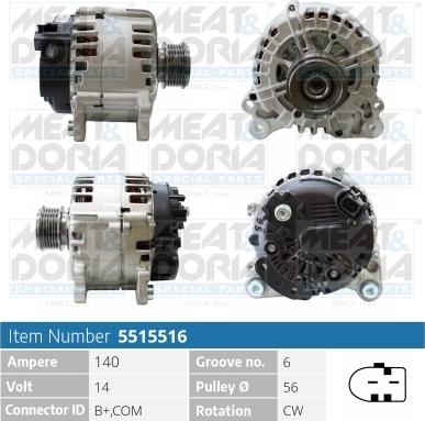 Meat & Doria 5515516 - Alternatore autozon.pro