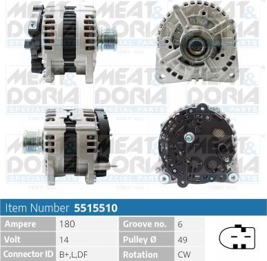 Meat & Doria 5515510 - Alternatore autozon.pro