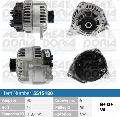 Meat & Doria 5515180 - Alternatore autozon.pro