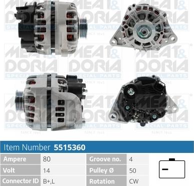 Meat & Doria 5515360 - Alternatore autozon.pro