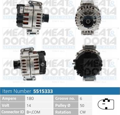 Meat & Doria 5515333 - Alternatore autozon.pro