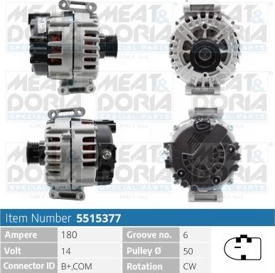 Meat & Doria 5515377 - Alternatore autozon.pro