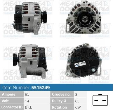 Meat & Doria 5515249 - Alternatore autozon.pro