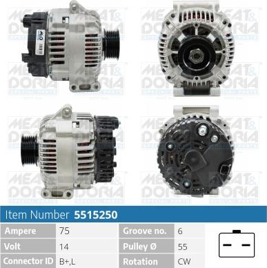 Meat & Doria 5515250 - Alternatore autozon.pro