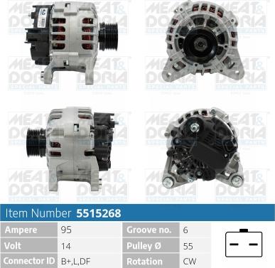 Meat & Doria 5515268 - Alternatore autozon.pro