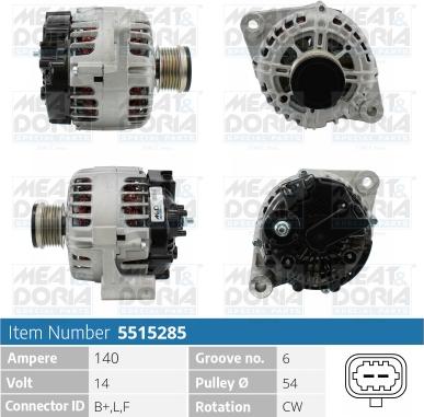 Meat & Doria 5515285 - Alternatore autozon.pro