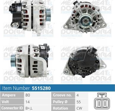 Meat & Doria 5515280 - Alternatore autozon.pro