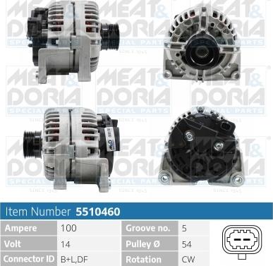 Meat & Doria 5510460 - Alternatore autozon.pro