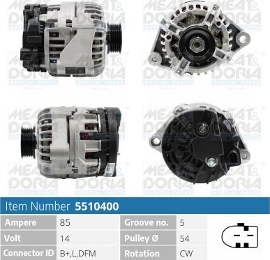 Meat & Doria 5510400 - Alternatore autozon.pro