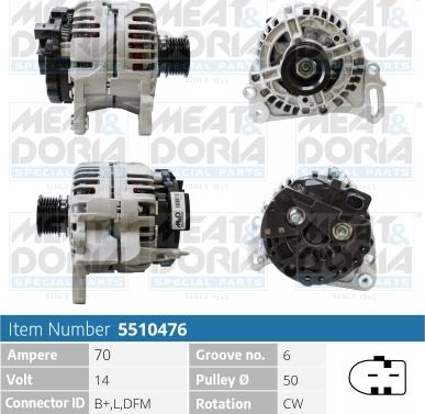 Meat & Doria 5510476 - Alternatore autozon.pro